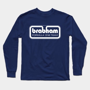 Brabham Formula One Team logo 1973/4 - white print Long Sleeve T-Shirt